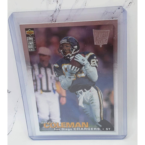 1995 Collector's Choice Platinum Player's Club #315 Andre Coleman Chargers - Picture 1 of 4